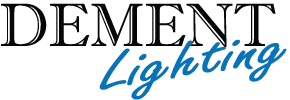 Dement Lighting store logo.